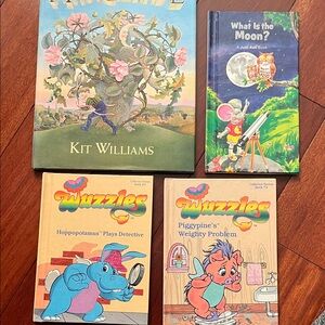 Four hardcover children’s books vintage